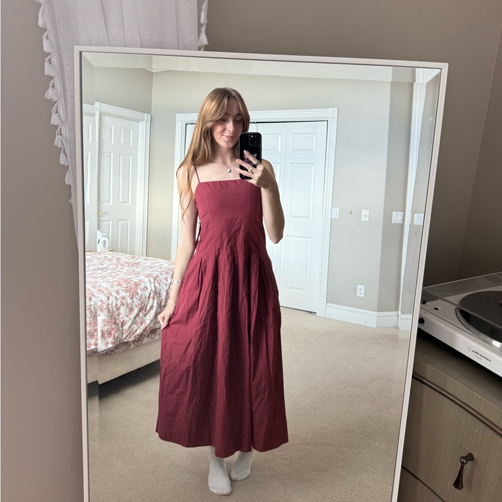 Damson Madder maroon dress